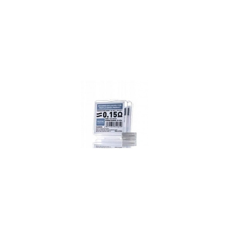 OFRF - NexMesh Coil pour Wotofo Profile Unity RDA 0.15 OHM SS316L 10pcs. | EliqVapoteur