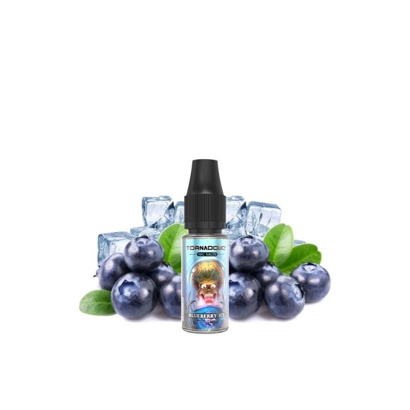 E-liquide Tornado Salt 10ml - Blueberry Ice 20mg | EliqVapoteur