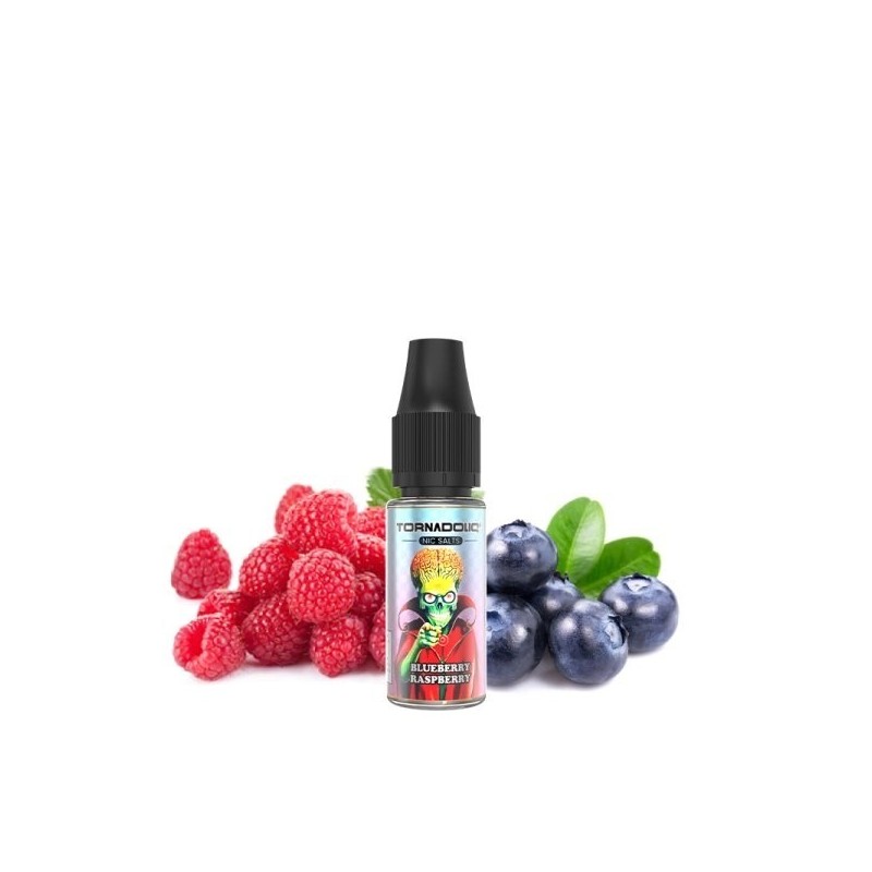 Liquid Tornado Sel 10ml - Myrtille Framboise 20mg | Eliq Vapoteur