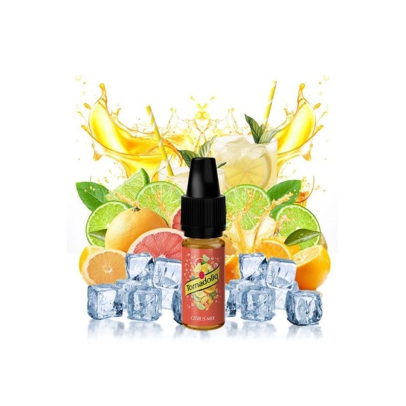 Liquid Tornado Sel 10ml - Mélange Agrumes 20mg | Eliq Vapoteur