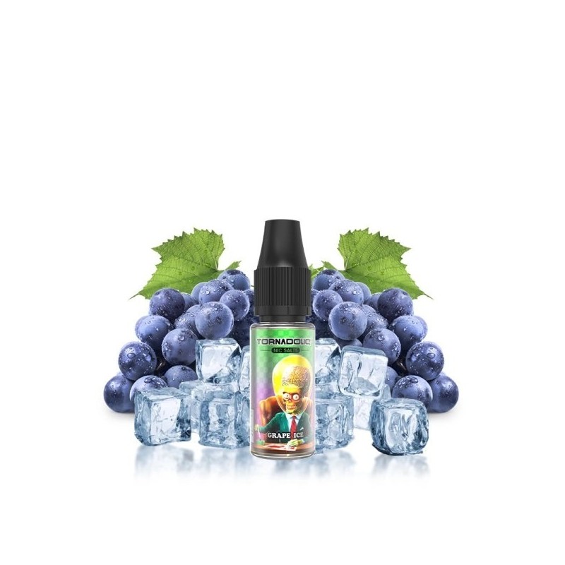 E-liquide Tornado Salt 10ml - Grape Ice 20mg | EliqVapoteur