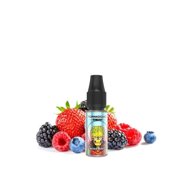 Liquid Tornado Sel 10ml - Baies Mélangées 20mg | Eliq Vapoteur