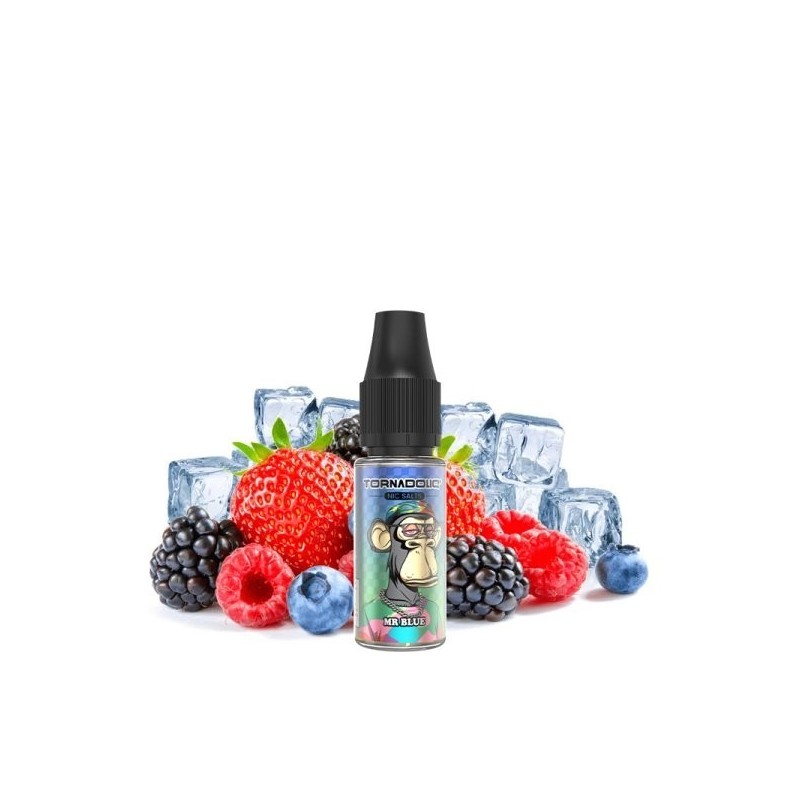 Liquid Tornado Sel 10ml - Mr Blue 20mg | Eliq Vapoteur