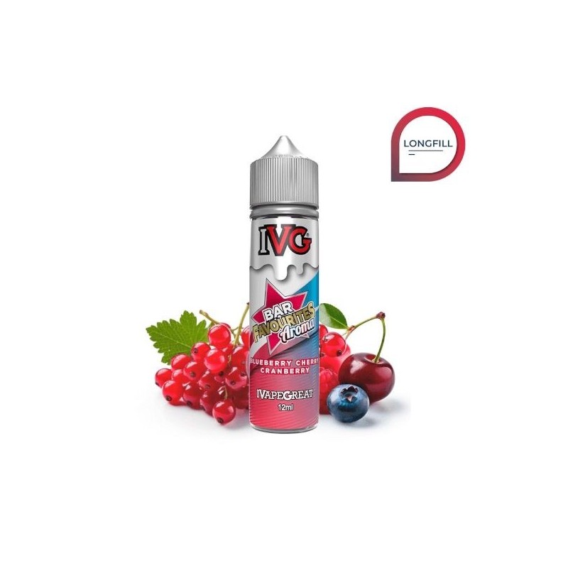 Longfill IVG 12/60ml - Blueberry Cherry Cranberry | Eliq Vapoteur