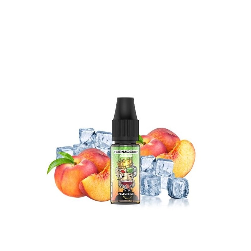 Liquid Tornado Sel 10ml - Pêche Glacée 20mg | Eliq Vapoteur