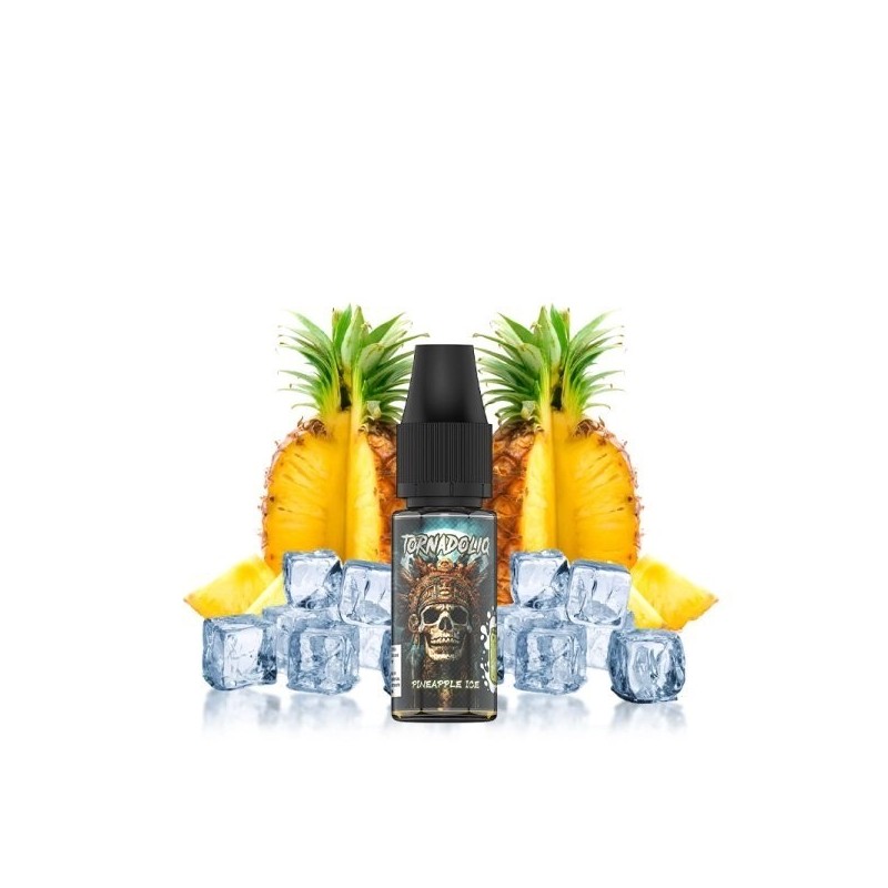 Liquid Tornado Sel 10ml - Ananas Glacé 20mg | Eliq Vapoteur