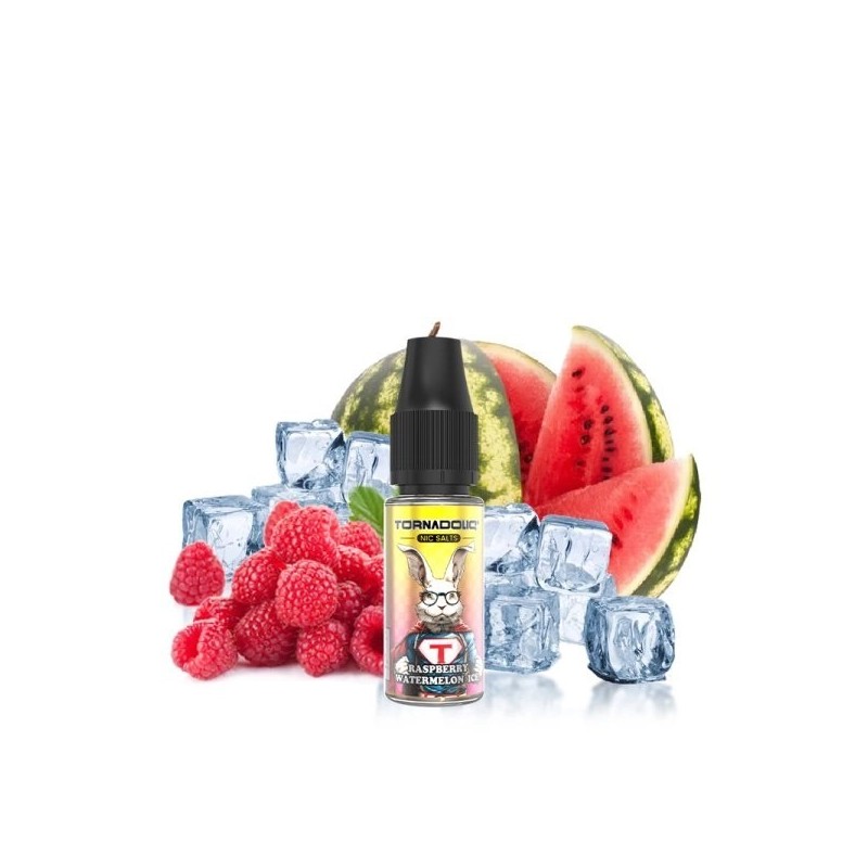 Liquid Tornado Sel 10ml - Framboise Pastèque Glacée 20mg | Eliq Vapoteur