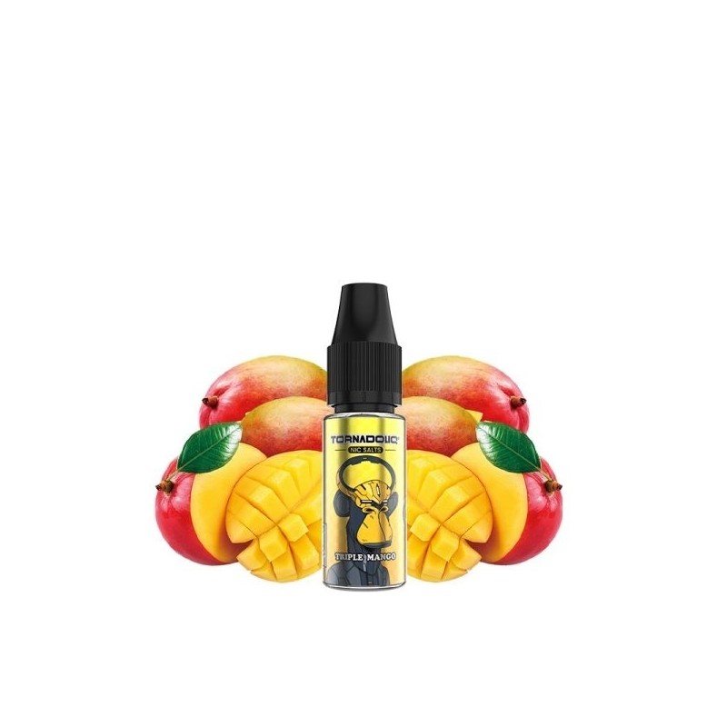 Liquid Tornado Sel 10ml - Triple Mangue 20mg | Eliq Vapoteur