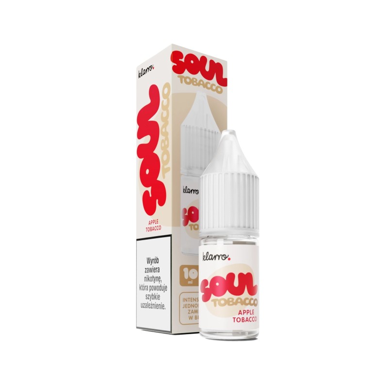 Liquid Klarro Soul Salt 10ml - Apple Tabacco 20mg (A25) | Eliq Vapoteur
