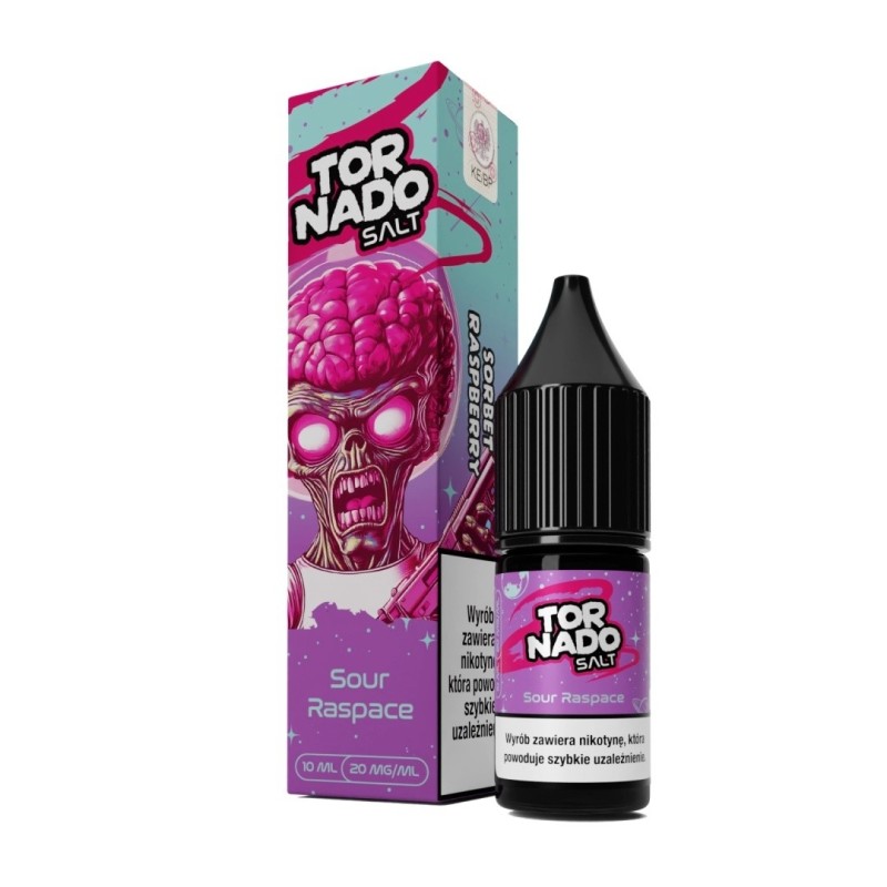 Tornado Salt E-liquid 10ml - Sour Raspberry 20mg | EliqVapoteur