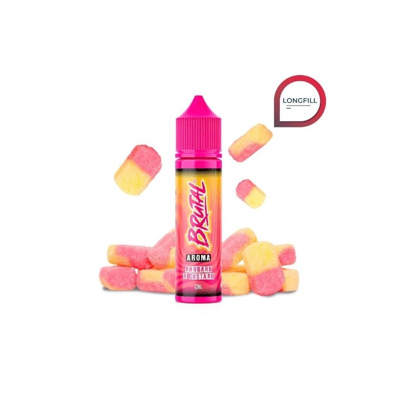 Longfill Brutal Drinks By Just Juice 12/60ml - Tarte à la Rhubarbe à la Crème | EliqVapoteur