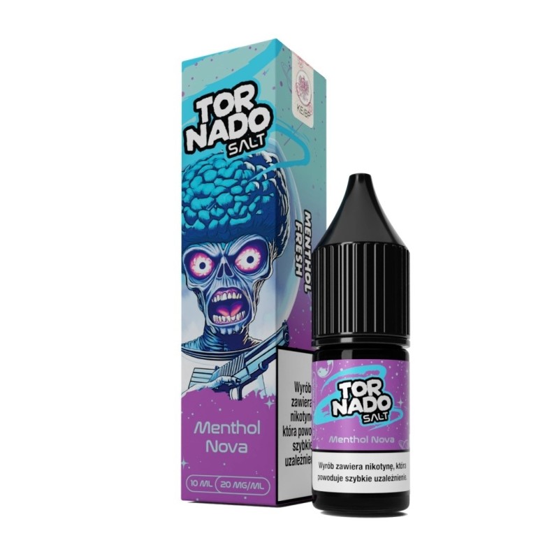 Liquid Tornado Sel 10ml - Menthol Nova 20mg (A25) | Eliq Vapoteur