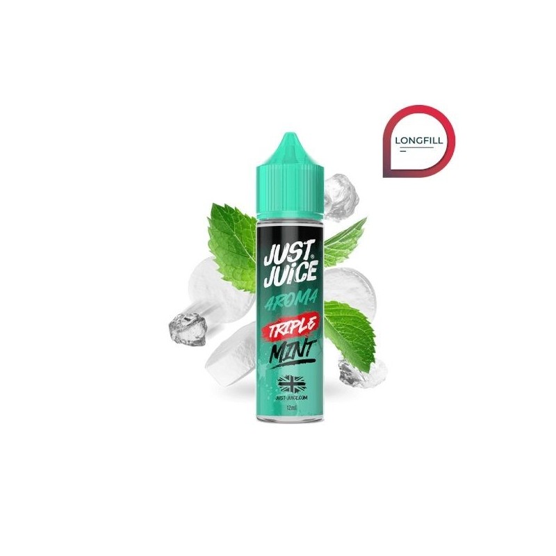 Longfill Just Juice Mint Range 12/60ml - Triple Mint | Eliq Vapoteur