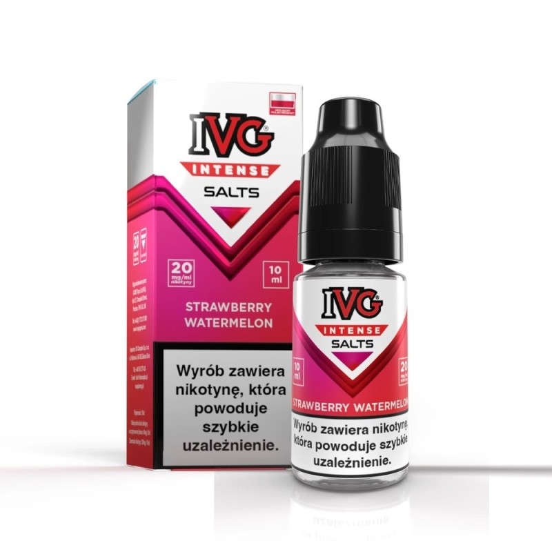 E-liquide IVG Intense Salt 10ml - Fraise Pastèque 20mg | EliqVapoteur