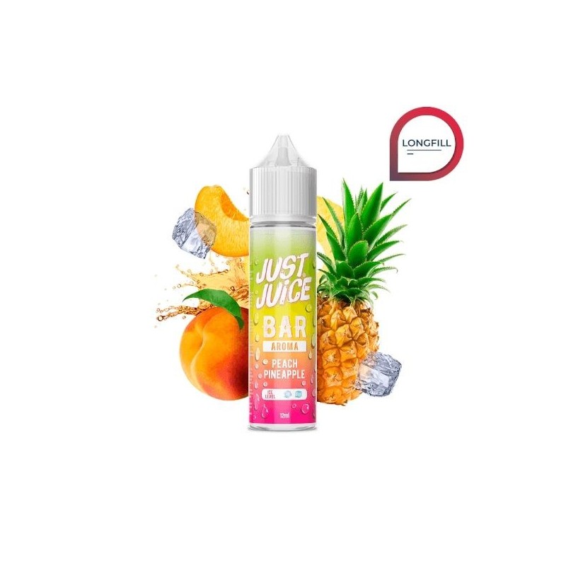 Longfill Just Juice Bar 12/60ml - Peach Pineapple | Eliq Vapoteur