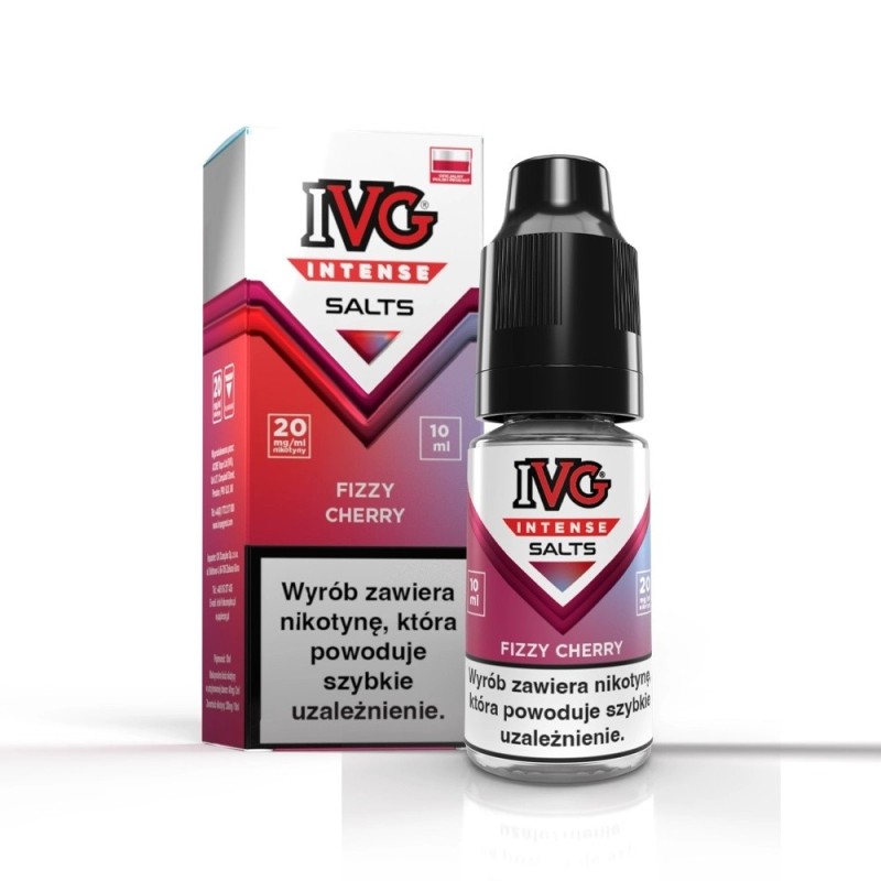Liquid IVG Intense Salt 10ml - Cerise Pétillante 20mg (A25) | Eliq Vapoteur
