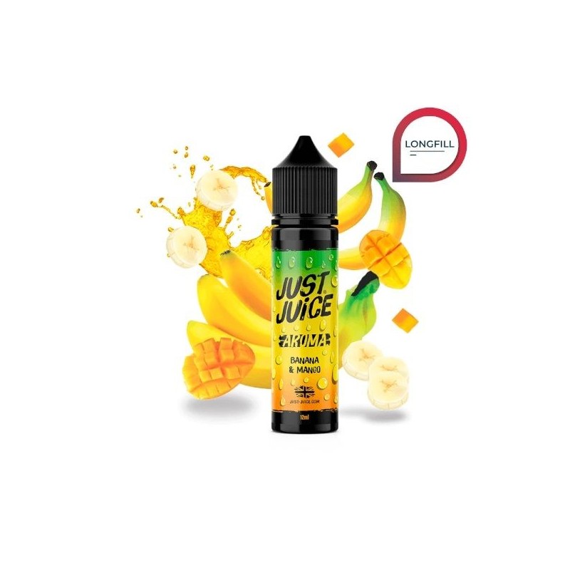 Longfill Just Juice Iconic 12/60ml - Banane Mangue | EliqVapoteur