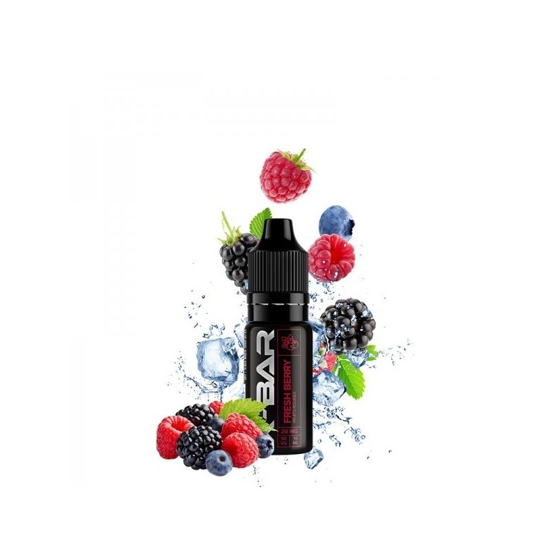 Liquid X-Bar Salt 10ml - Fresh Berry 20mg | Eliq Vapoteur