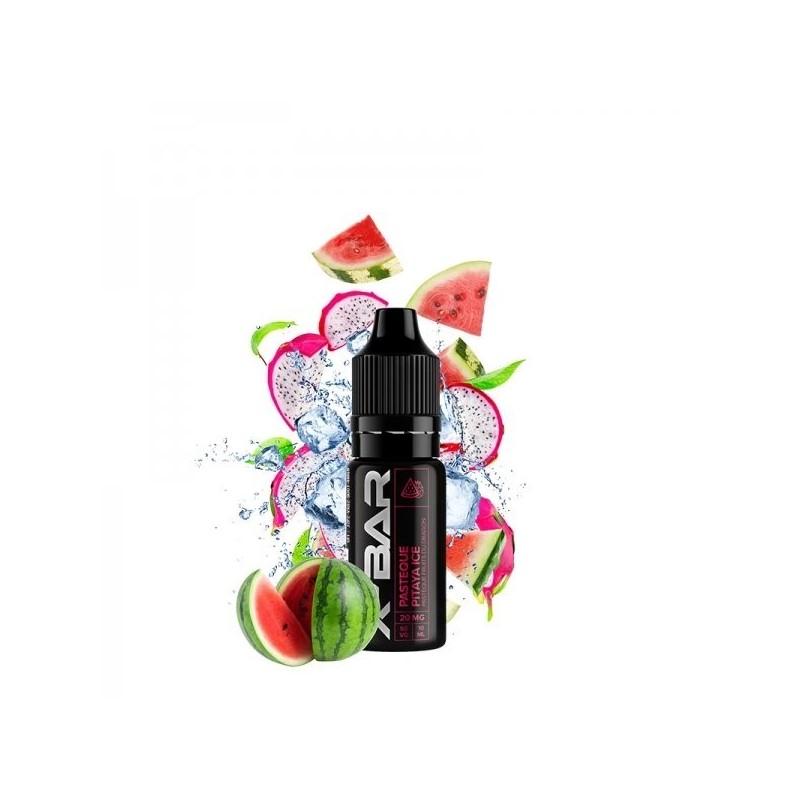 Liquid X-Bar Salt 10ml - Pastèque Pitaya Ice 20mg | Eliq Vapoteur