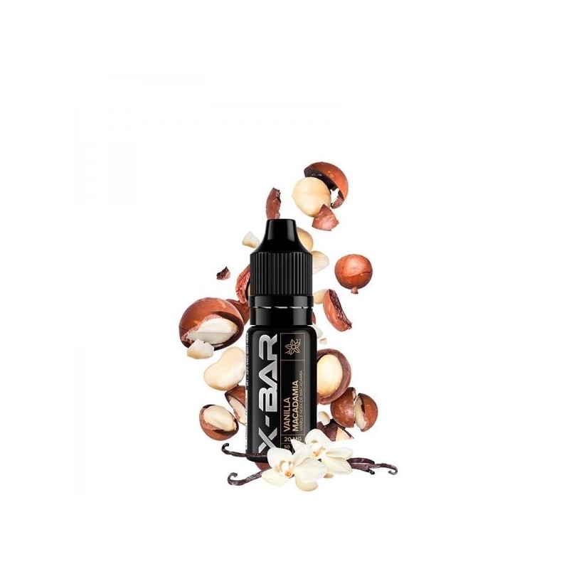 E-liquide X-Bar Salt 10ml - Vanille Macadamia 20mg | EliqVapoteur