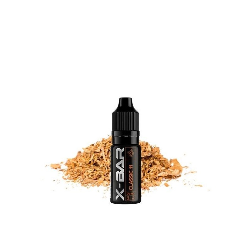 Liquid X-Bar Sel 10ml - Classique 11 20mg | Eliq Vapoteur