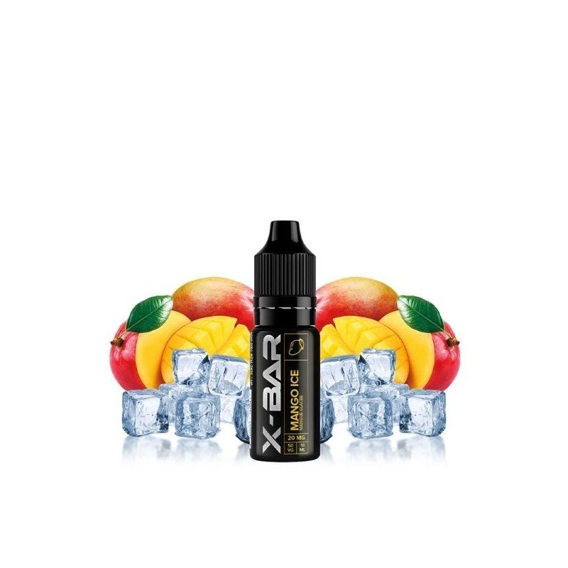 Liquid X-Bar Salt 10ml - Mango Ice 20mg | Eliq Vapoteur