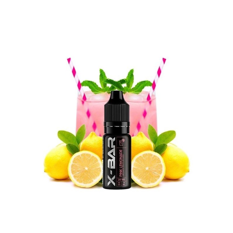 Liquid X-Bar Salt 10ml - Pink Lemonade 20mg | Eliq Vapoteur