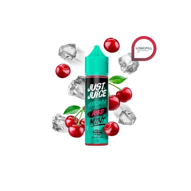 Longfill Just Juice Mint Range 12/60ml - Red | Eliq Vapoteur