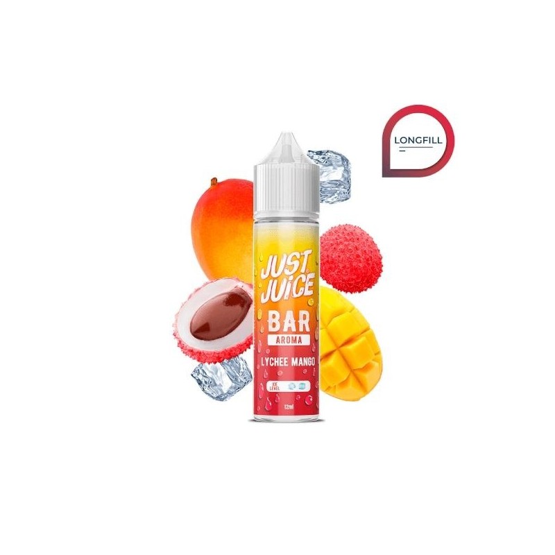Longfill Just Juice Bar 12/60ml - Lychee Mango | Eliq Vapoteur