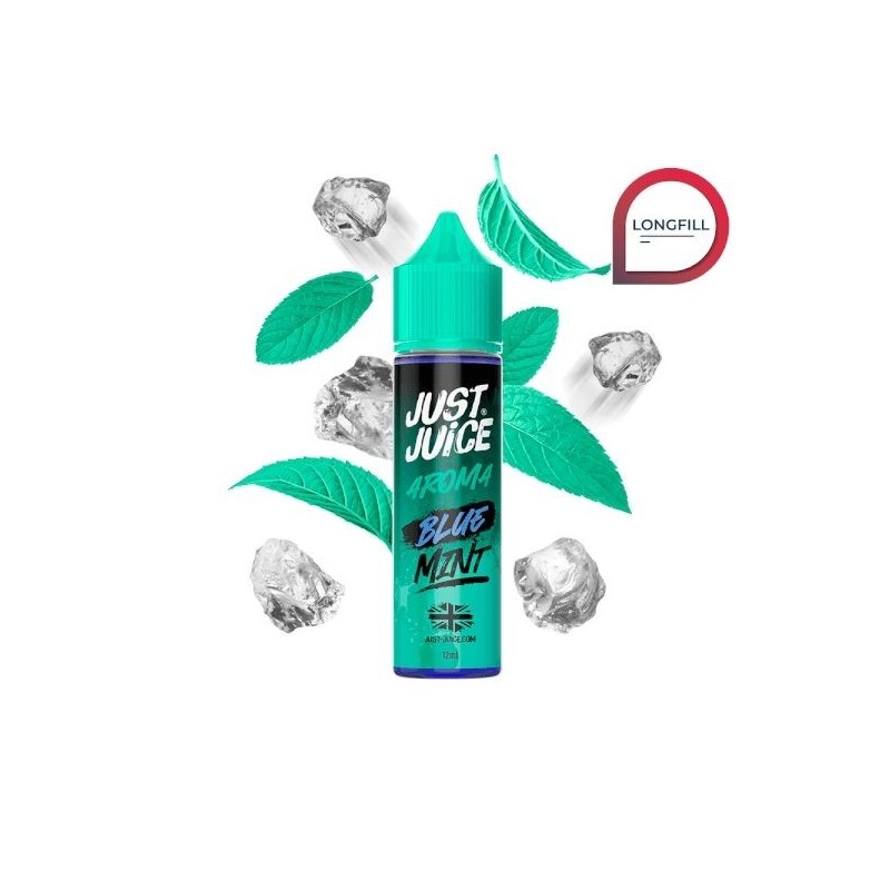 Longfill Just Juice Mint Range 12/60ml - Blue | Eliq Vapoteur