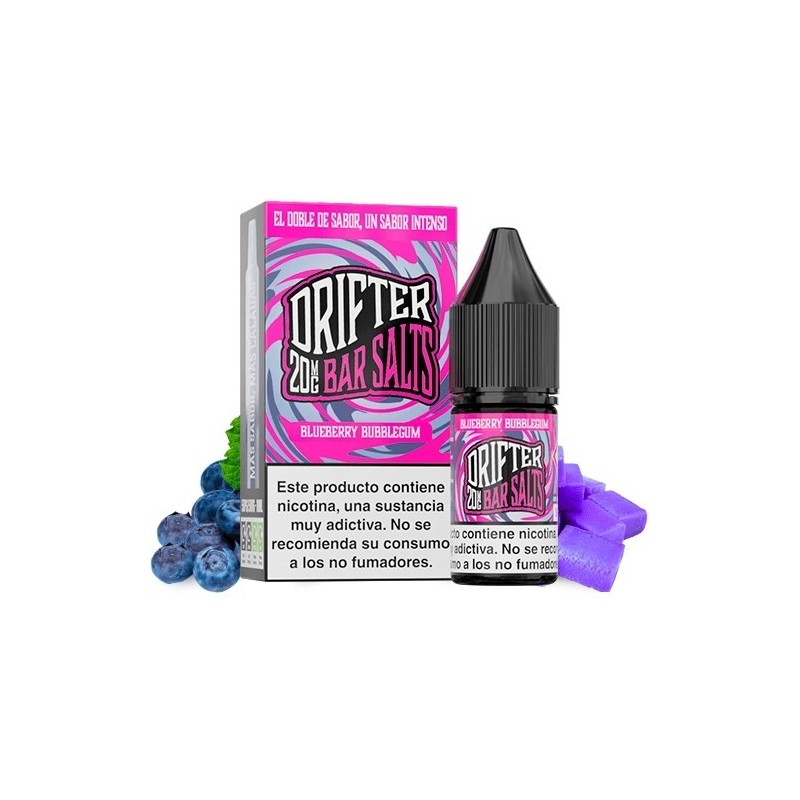 Liquid Drifter Bar Salts 10ml - Glace de Baie de Myrtille 20mg | Eliq Vapoteur