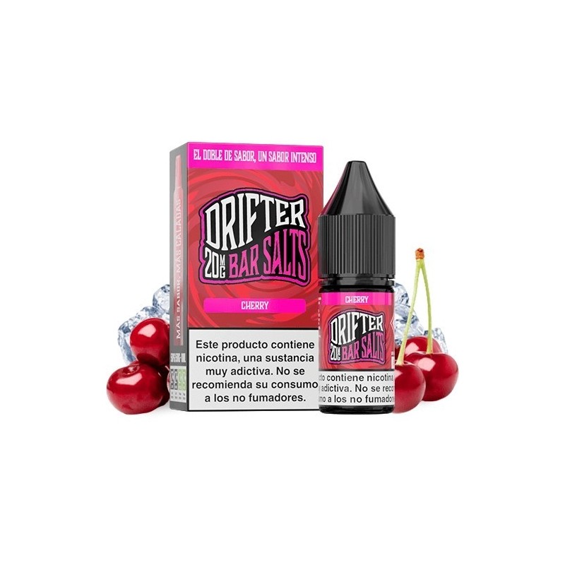 Liquid Drifter Bar Salts 10ml - Cherry 20mg | Eliq Vapoteur