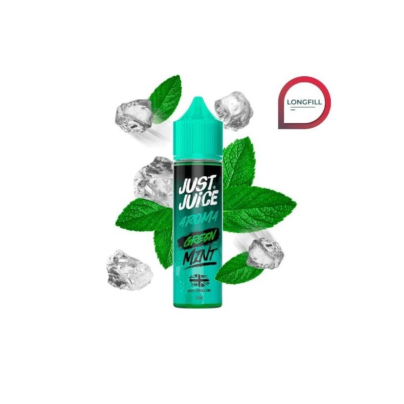 Longfill Just Juice Mint Range 12/60ml - Green | Eliq Vapoteur