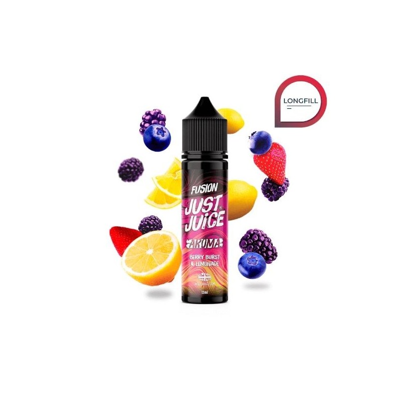 Longfill Just Juice Fusion 12/60ml - Berry Burst Lemonade | Eliq Vapoteur