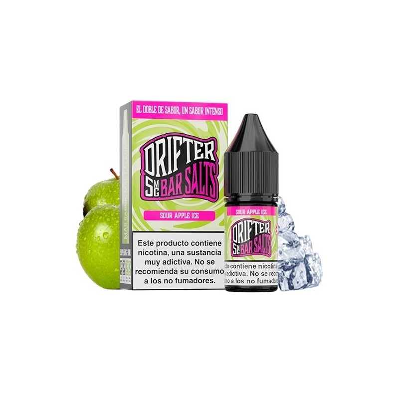 Liquid Drifter Bar Salts 10ml - Pomme Acide 20mg | Eliq Vapoteur