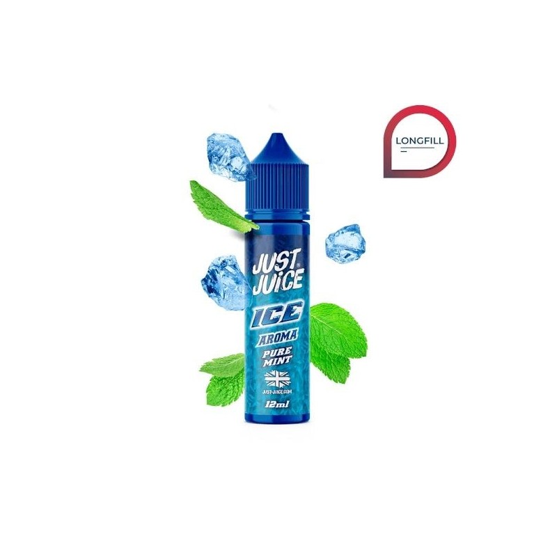 Longfill Just Juice Ice 12/60ml - Pure Mint | Eliq Vapoteur