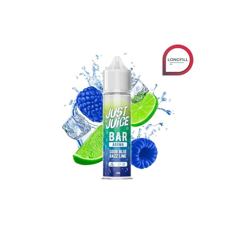 Longfill Just Juice Bar 12/60ml - Blue Sour Razz Lime | Eliq Vapoteur