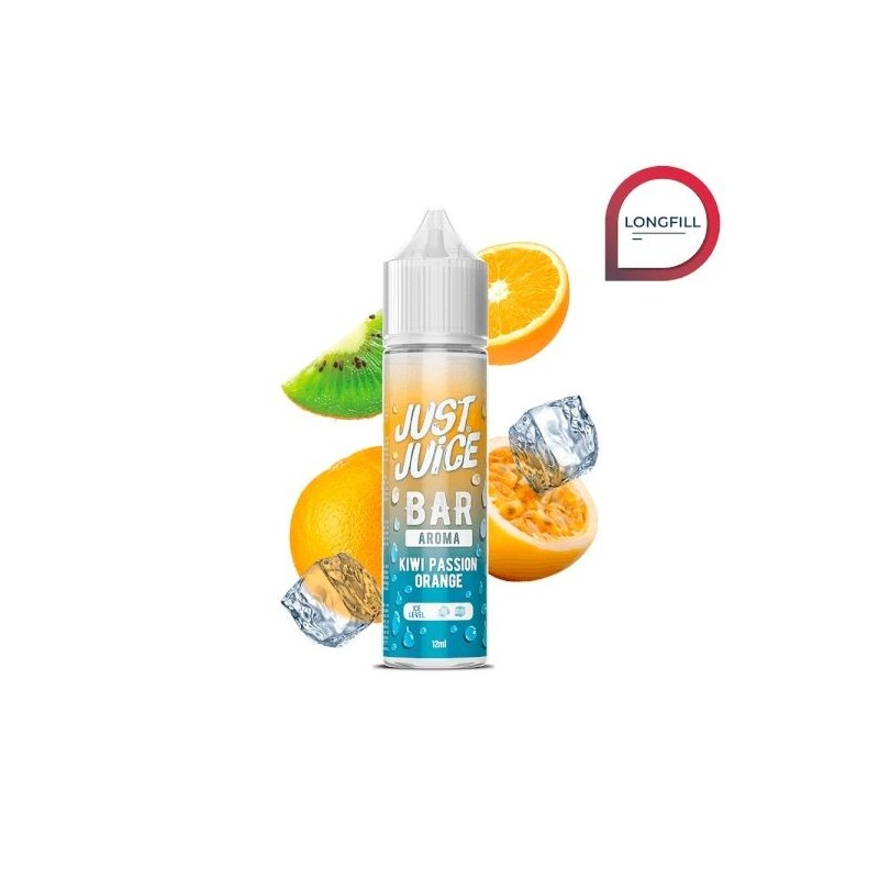 Longfill Just Juice Bar 12/60ml - Kiwi Passion Orange | Eliq Vapoteur