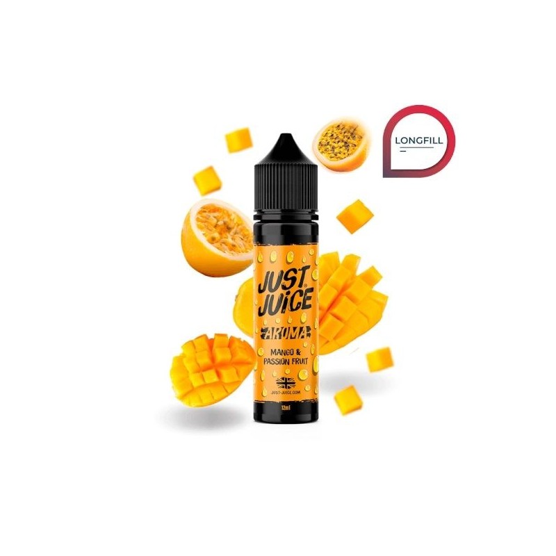 Longfill Just Juice Iconic 12/60ml - Mango Passion Fruit | Eliq Vapoteur