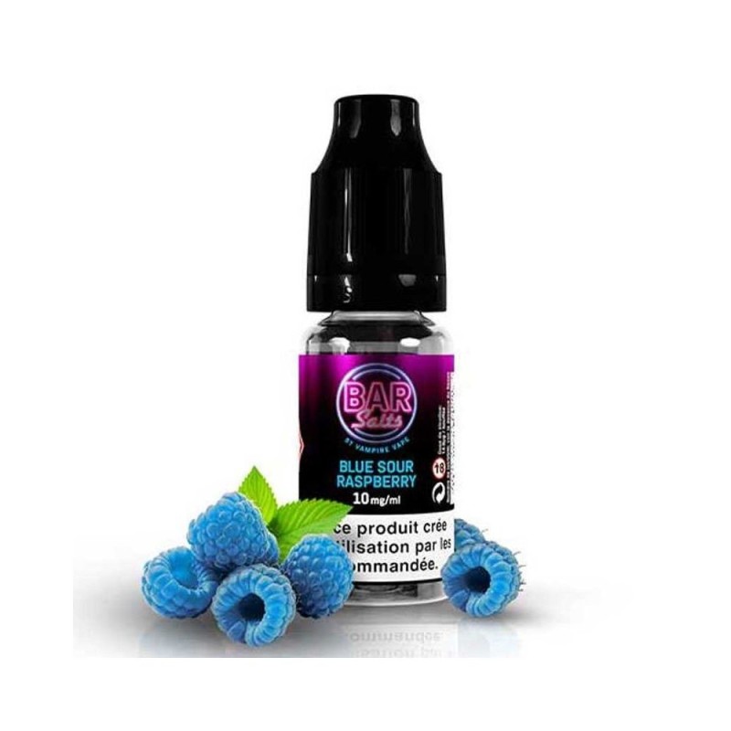 E-liquide Vampire Vape Bar Salts 10ml - Framboise Bleue Acidulée 10mg | EliqVapoteur