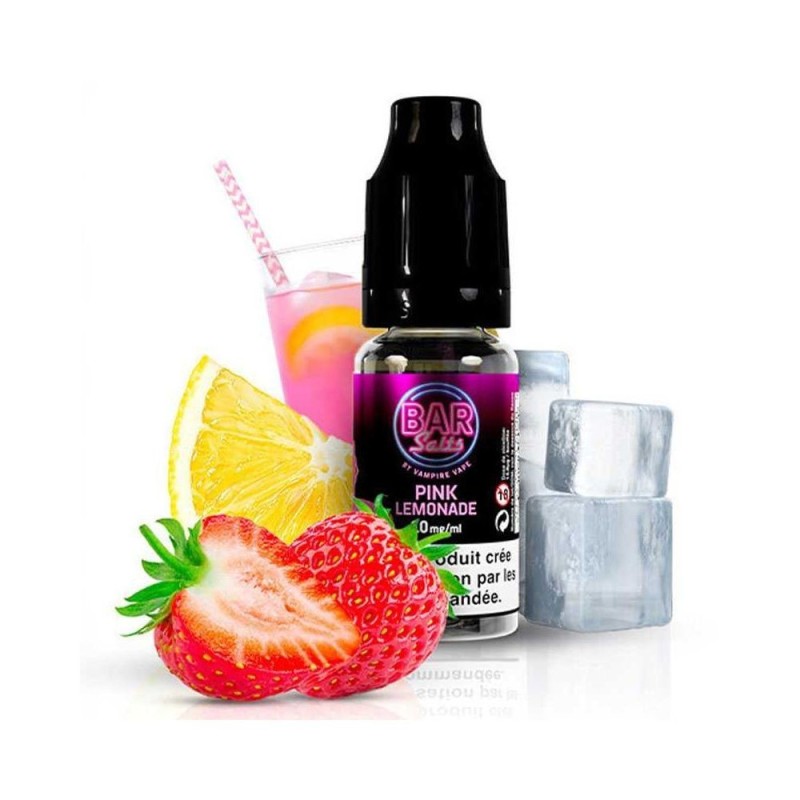 Liquid Vampire Vape Bar Salts 10ml - Pink Lemonade 10mg | Eliq Vapoteur