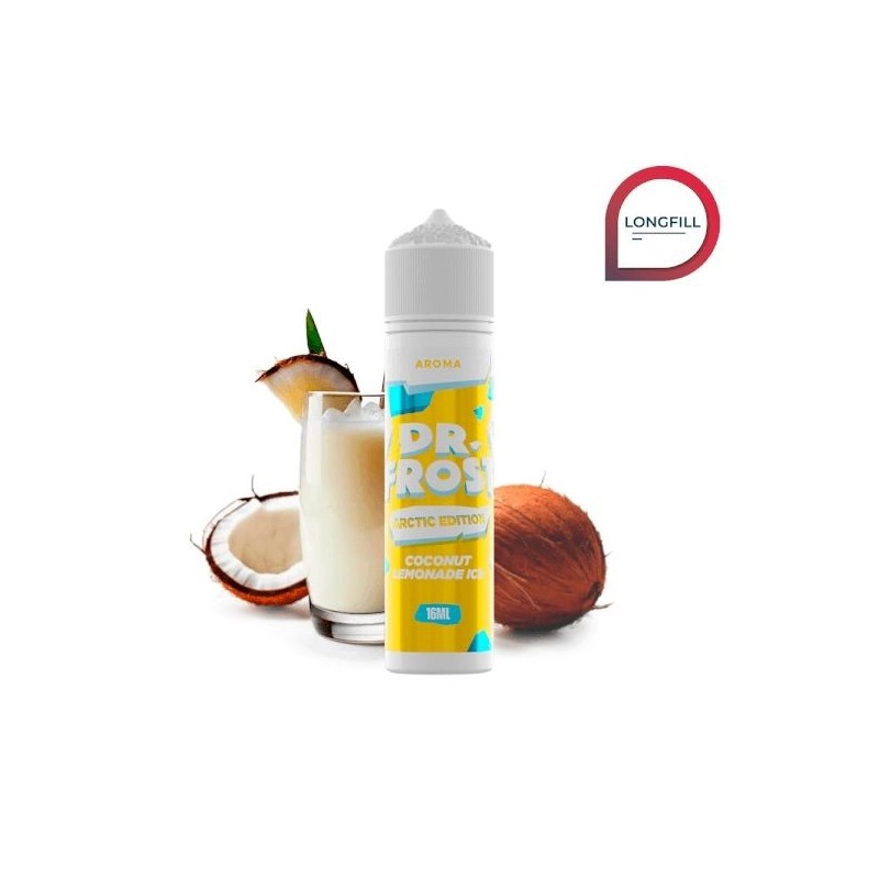 Longfill Dr Frost 16/60ml - Coconut Lemonade Ice | Eliq Vapoteur