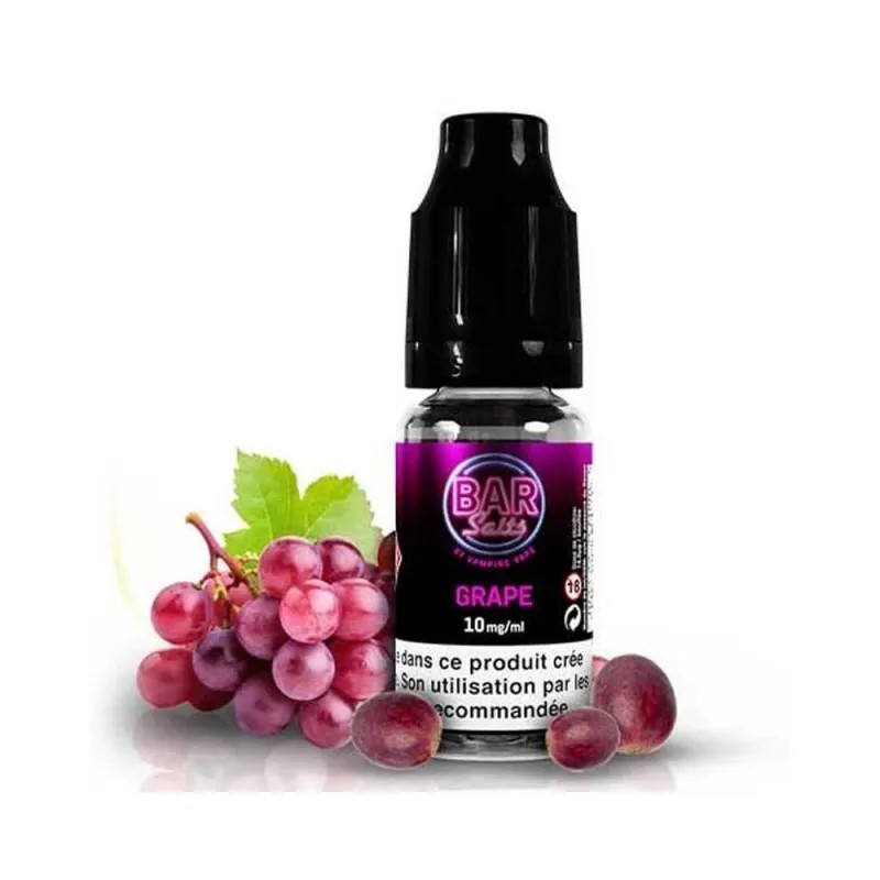 Liquid Vampire Vape Bar Salts 10ml - Grape 20mg | Eliq Vapoteur