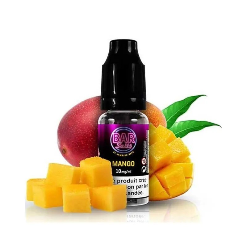 Liquid Vampire Vape Bar Salts 10ml - Mango 20mg | Eliq Vapoteur