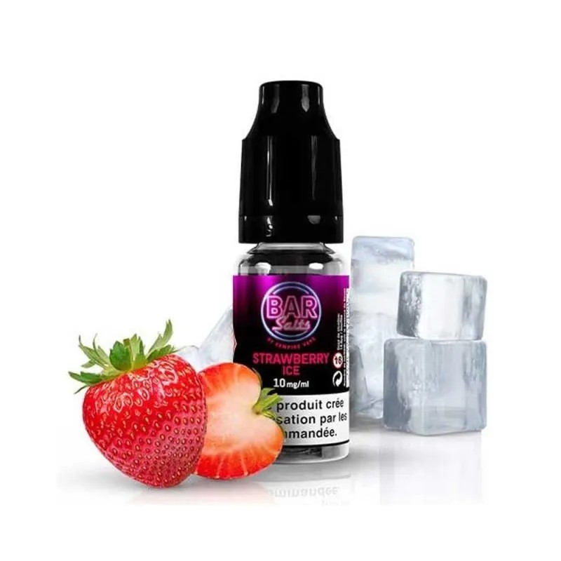 Liquid Vampire Vape Bar Salts 10ml - Strawberry Ice 20mg | Eliq Vapoteur