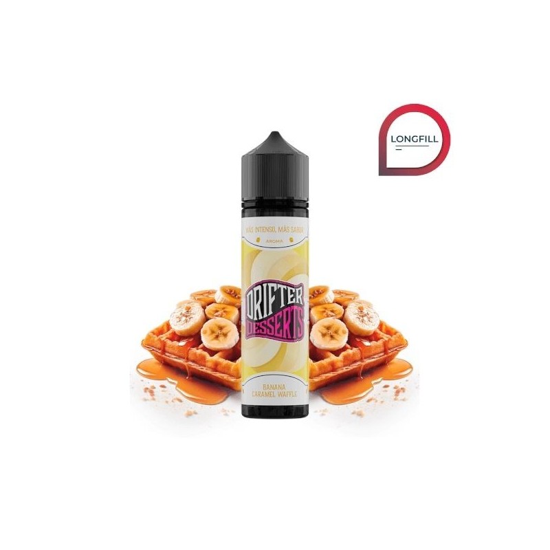 Longfill Drifter Desserts 16/60ml - Banana Caramel Waffer | Eliq Vapoteur
