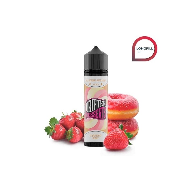 Longfill Drifter Desserts 16/60ml - Strawberry Donut | Eliq Vapoteur