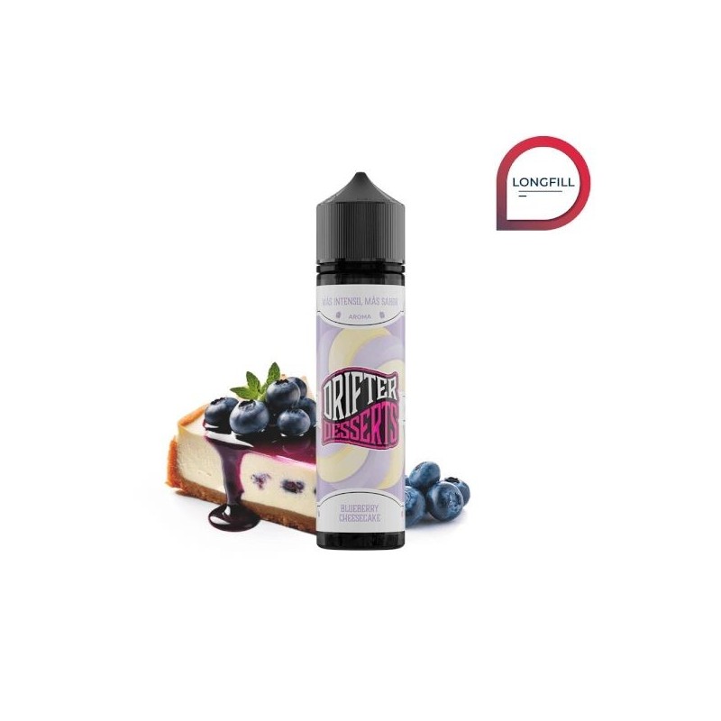 Longfill Drifter Desserts 16/60ml - Blueberry Cheesecake | Eliq Vapoteur
