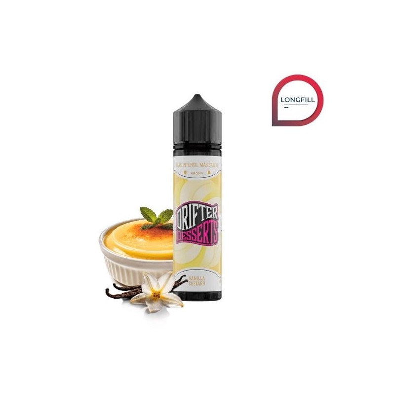 Longfill Drifter Desserts 16/60ml - Vanilla Custard | Eliq Vapoteur