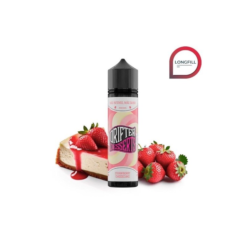 Longfill Drifter Desserts 16/60ml - Strawberry Cheesecake | Eliq Vapoteur